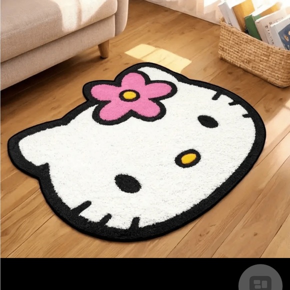 Hello Kitty White and Pink Bath Mat brand New in Package - Picture 2 of 2